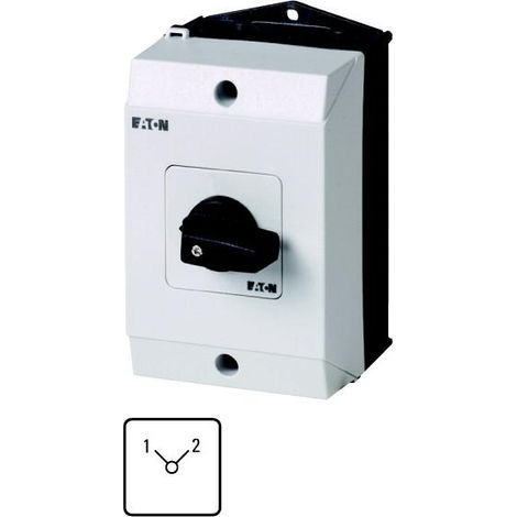 Inverseurs Contacts: 2 32 A plastron: 1-2 90° à accrochage en saillie 000207171 EATON T3-1-8220/I2