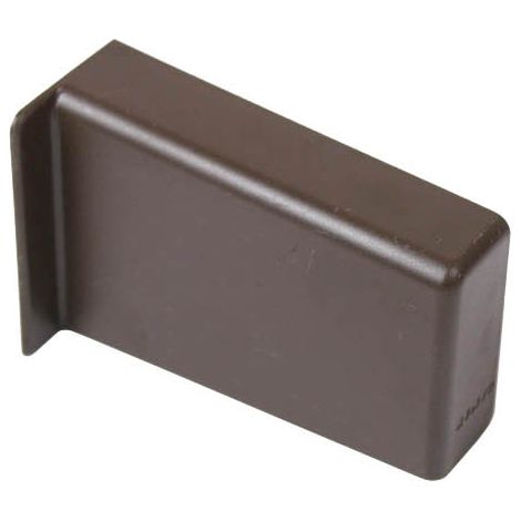 GUSCIO COPERTURA PLASTICA MM 67/43 MARRONE DX 100 PZ