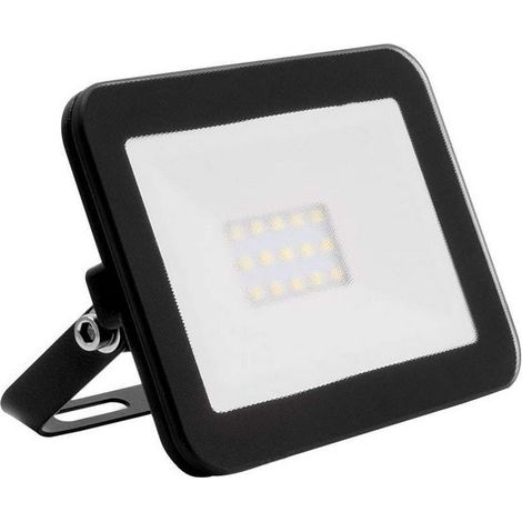 Projecteur LED Slim Crystal 120lm/W IP65 10W Noir 6000K Blanc froid (1/5)