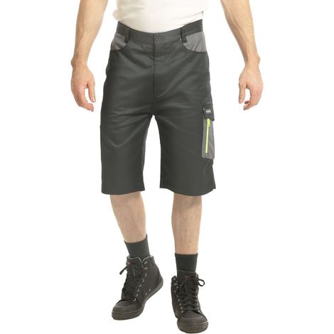 GOODYEAR kurze Arbeitshose mit Taschen Schwarz/Grau 36 (1/5)