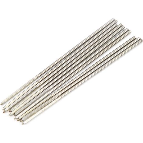 Jeu de 10 alésoirs à mandrin en acier rapide à goujures droites, outil de coupe pour machines, 1,1 mm (1/5)
