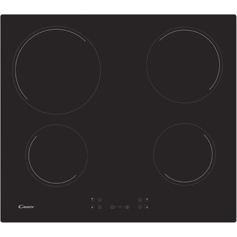 Piastra vitrocéramica CANDY 6500W 59 cm, CANDCH64CCB