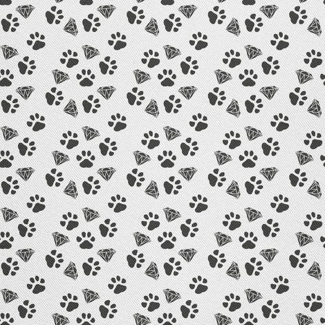 Tela decorativa para exteriores Oxford - motivo de huellas de patas y rombos I DX574 (1/5)