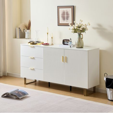 Madia contenitore 2 ante 3 cassetti MDF 160 cm OKMYHOME