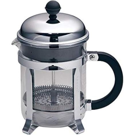 CHAMBORD - Caffettiera a pistone BODUM, 4 tazze, 0.5 l, acciaio inossidabile