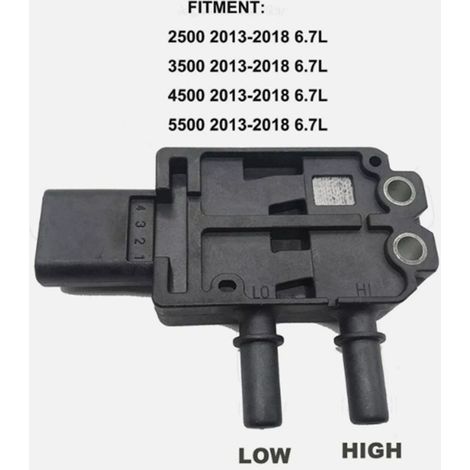 Der Differenzdrucksensor 68085750AB ist für Dodge Ram 2500, 3500 und 4500 Motoren der Modelle 13-17 geeignet. (1/4)