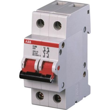 Abb 362122 Interrupteur-sectionneur E202 - 125A 2P - levier gris