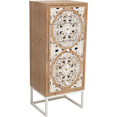 Sinfonier de madera blanco 45x35x105 (1/5)