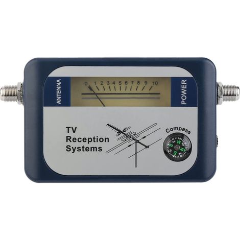 DVB-T Antenne TV numérique terrestre Signal Puissance Force Mètre Pointer TV Réception Systèmes avec boussole