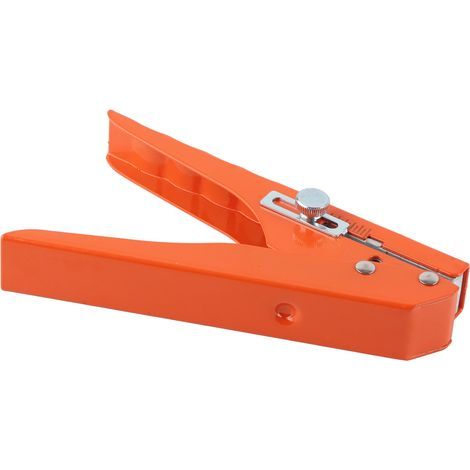 Perforateur à trou unique de 8mm, ergonomique, permettant d'économiser du travail, 1 perforateur portatif pour bande de bord en papier et en plastique (1/5)