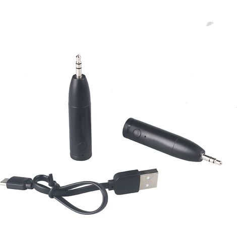 Récepteur Bluetooth AUX stéréo petit adaptateur sans fil 3,5 mm pour amplificateur de puissance de haut-parleur de voiture (1/4)