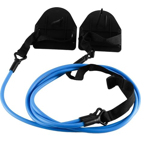Widerstandsbänder für Schwimmen, Armkraftübungen, für Freistilschwimmen (Blau, 18 kg) (1/5)