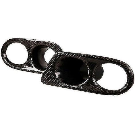 Entourage de conduit de phare antibrouillard en carbone véritable pour BMW Série 3 E46 (édition 2001-2006) - Référence 0618