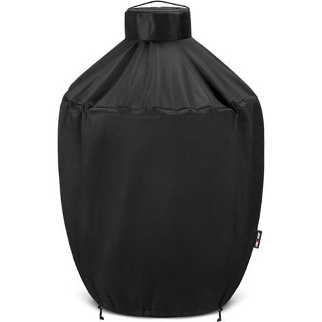 Telo protettivo impermeabile per barbecue in ceramica Big Green Egg e Classic Joe, 600D, diametro 80 cm, accessorio per affumicatori e barbecue da esterno. (1/4)