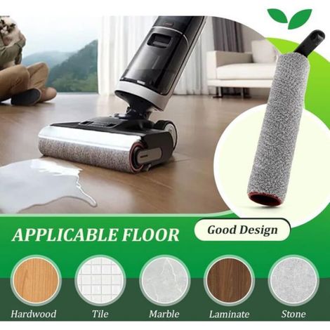 Brosse Rotative - Pour Aspirateur Dreame H14 H14 Pro H14 Dual - Compatible Sols Durs et Moquettes - 2 Pièces + 4 Filtres HEPA (1/4)