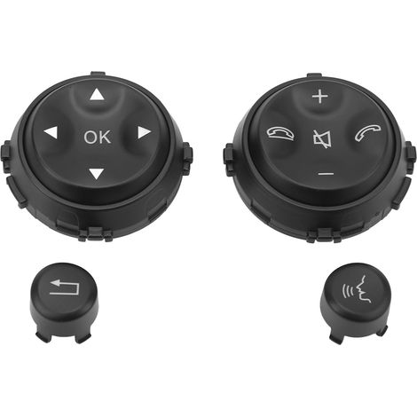 4PCS Boutons Volant Commutateur Étanche Antirouille Remplacement Pour Mercedes-Benz W221 S280 2006-2009 (1/5)