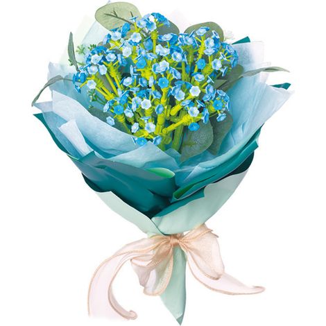 Bouquet de plantes - Ensemble de fleurs artificielles - Décoration de bureau ou d'intérieur - Cadeaux pour filles, garçons et adolescents de 8 ans et plus - Collection de plantes (1/5)