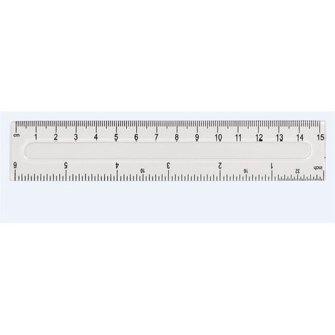 Regla de pl谩stico GR-801-15cm fiorello