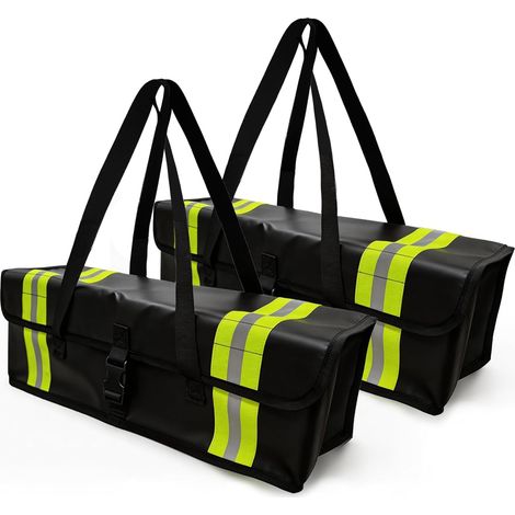 Lot de 2 Sacs de Batterie ignifuges étanches, Ignifuge jusqu'à 2300 °C, 8 Couches de boîte Anti-feu,Sac de sécurité pour Le Stockage, Le Transport,la Charge de la Batterie électrique -pour Batteries