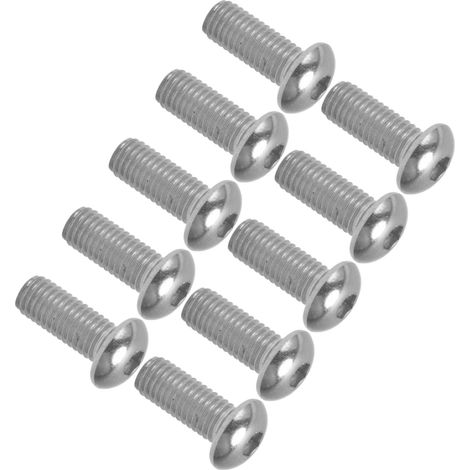 Ensemble de 30 vis à tête cylindrique creuse en acier inoxydable A2 M10x1,5 et M10x25 (filetage grossier). (1/5)