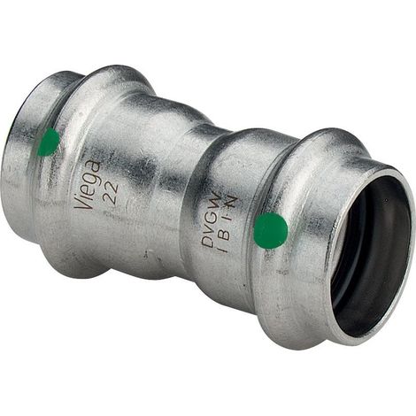 Viega Sanpress Inox manicotto, d 22mm acciaio inossidabile modello 2315, 436179