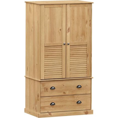 Garde-robe VIGO 90x55x176 bois massif de pin (1/5)