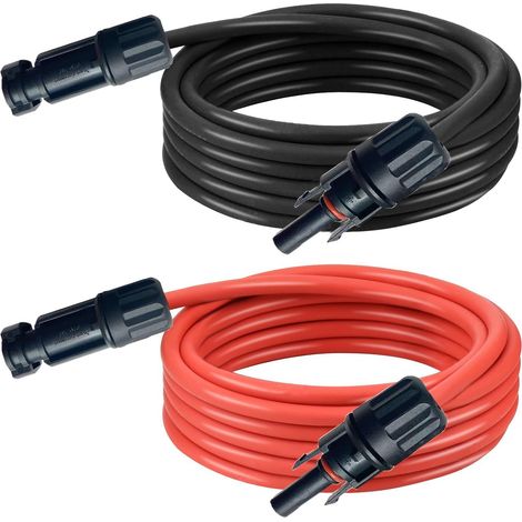 4mm² 5M Câble D'extension,Câble Solaire,Câble D'extension de Câble Solaire,Câble Photovoltaïque,pour Panneau Solaire (1/5)