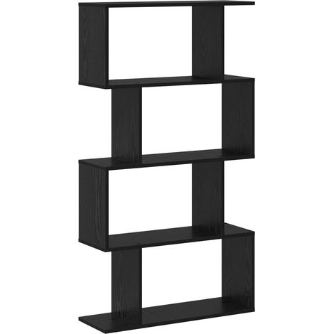 Maison Exclusive - Librería Roble Negro 70 x 24 x 129 cm Madera d