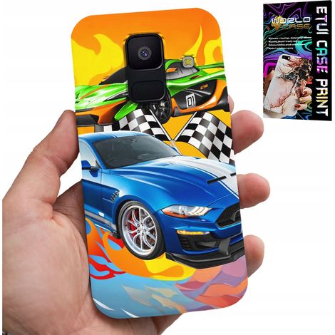 Hülle für Samsung A6 2018 – Für Kinder, Rennwagen (1/5)