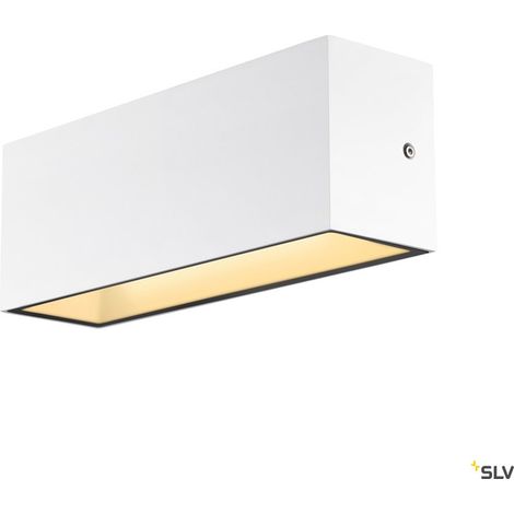 Applique extérieure up/down SITRA L blanc LED 24W CCT IP65 bord de mer - SLV - 1005156