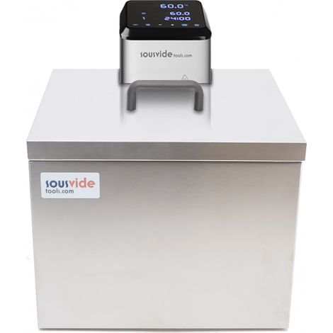 Cuiseur Sous-Vide Bain-Marie à Agitation iVide PLUS 17 Litres Gris - SousVideTools