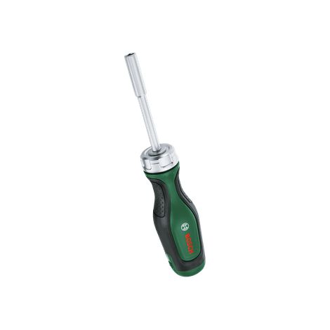 Bosch Ratschenschraubendreher Stubby (Ratschenschraubendreher mit hohem Drehmoment, Bitmagazin, magnetischer Bithalter, 12-teilig) (1/9)
