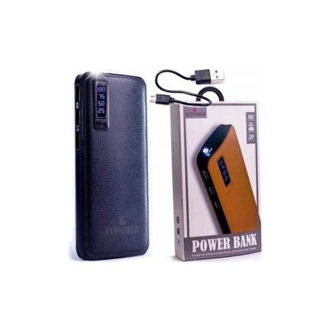 Powerbank LCD da 20000 mAh con 3 porte USB da 2,1 A