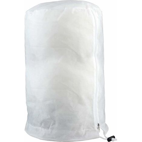 RHG 1 Pièces Voile D'hivernage Plante 140×200cm Blanc, Housse de Protection pour Plantes, Housse D'hivernage Arbre, Voile Hivernage avec Tirette, Jardin Vegetaux Sac Hiver Tomate Tissu Non Tissé (1/5)