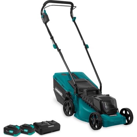Cordless Lawn Mower 40V – Brushless - 33 cm Incl. 2x 4.0Ah Batteries and dual charger (1/5)
