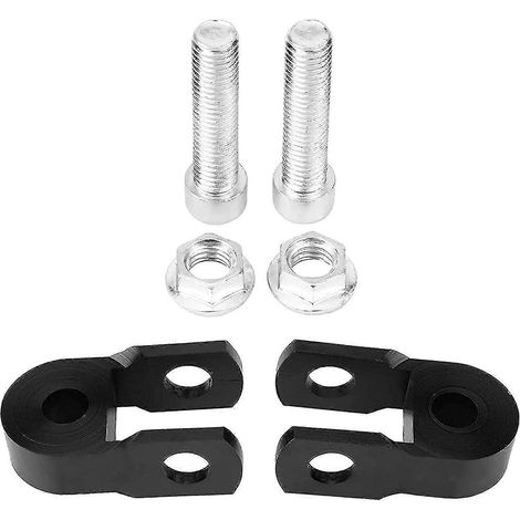 Amortisseur arrière universel pour moto, rehausse de 3 cm, cadre noir, sur mesure pour chaque moto, 2 pièces (1/4)