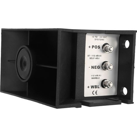 Avertisseur sonore de recul 112 dB CC 12 V-24 V 20 W pour voitures, camions et navires (1/5)