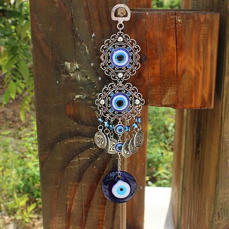 Wall ornament Elephant amulet Bad & oelig il Crystal-Blue (1/3)
