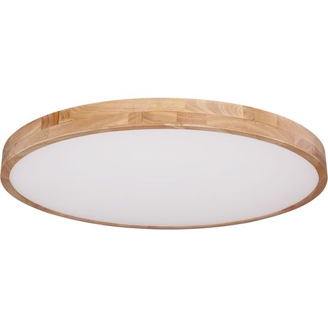 Globo - plafón - Rainer - natural - metal - Ø 80cm - LED - (1/5)