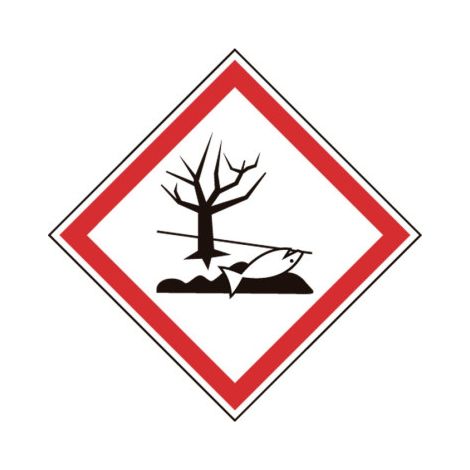Señal de residuos tóxicos Peligro dañino para el medio ambiente acuático (1/2)