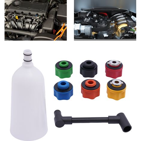 8 tlg Universal KFZ Adapterset Trichter Ölwechsel Öl Einfüllgerät Einfüllhilfe (1/5)