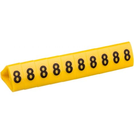 Kabelmarkierer OZ-3/8 gelb E04ZP-01020500900 /100 Stück/