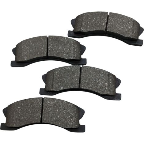 Kit 4 pastiglie freni anteriori compatibile per jeep grand cherokee ii 1998-2005