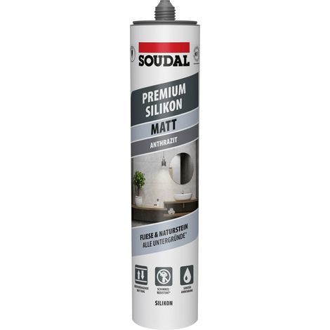 Soudal Silikon Premium anthrazit matt 300 ml Dichtmaterialien