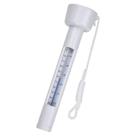 Thermomètre de piscine, thermomètre à eau, thermomètre de piscine flottant, blanc (1/4)