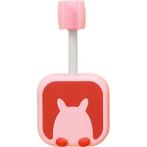 Bonito organizador de ducha de pared, cesta para la ducha - Rosa (1/5)