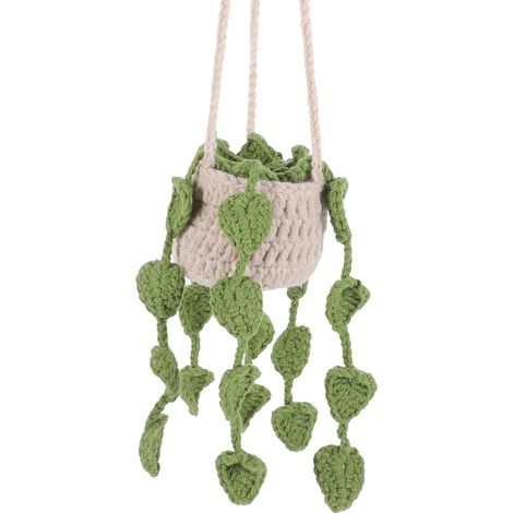 GANAZONO Suspension pour plantes en pot fil crocheté à la main (1/5)