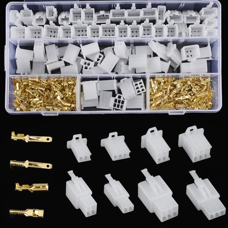 480PCS 2.8mm Automobile Connecteur Kit 2 3 4 6 Broches Automobile Fil Électrique Connecteurs Kit Connecteur Électrique Moto pour Moto Voiture Camion Scooter Bateaux Électrique Instruments (1/5)