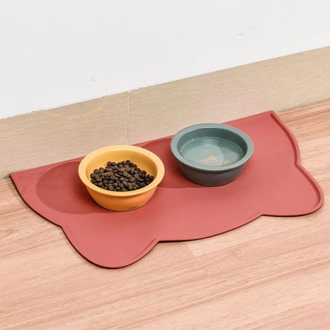 Futtermatte für Hunde und Katzen, wasserdichte Futtermatte S