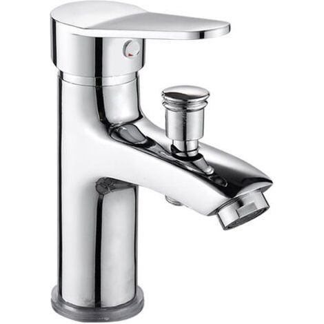 Mitigeur thermostatique de douche – Monotrou double usage chaud et froid – Limiteur de température – Alliage métallique – Design raffiné (1/4)